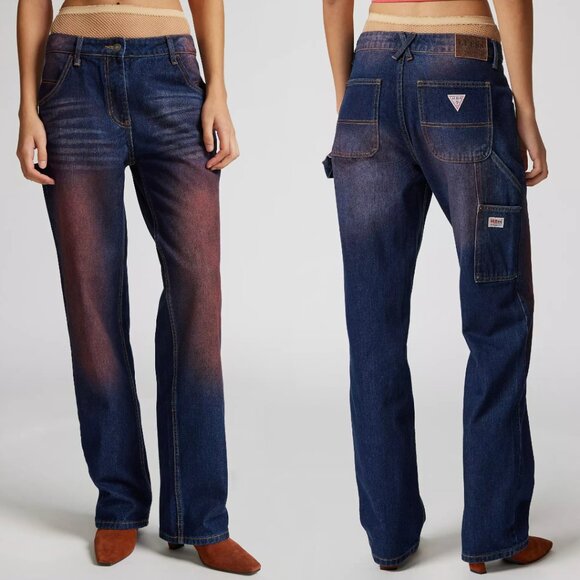 NEW Guess Originals Go Pigment Carpenter Jean Plus Size 32 - Picture 3 of 7